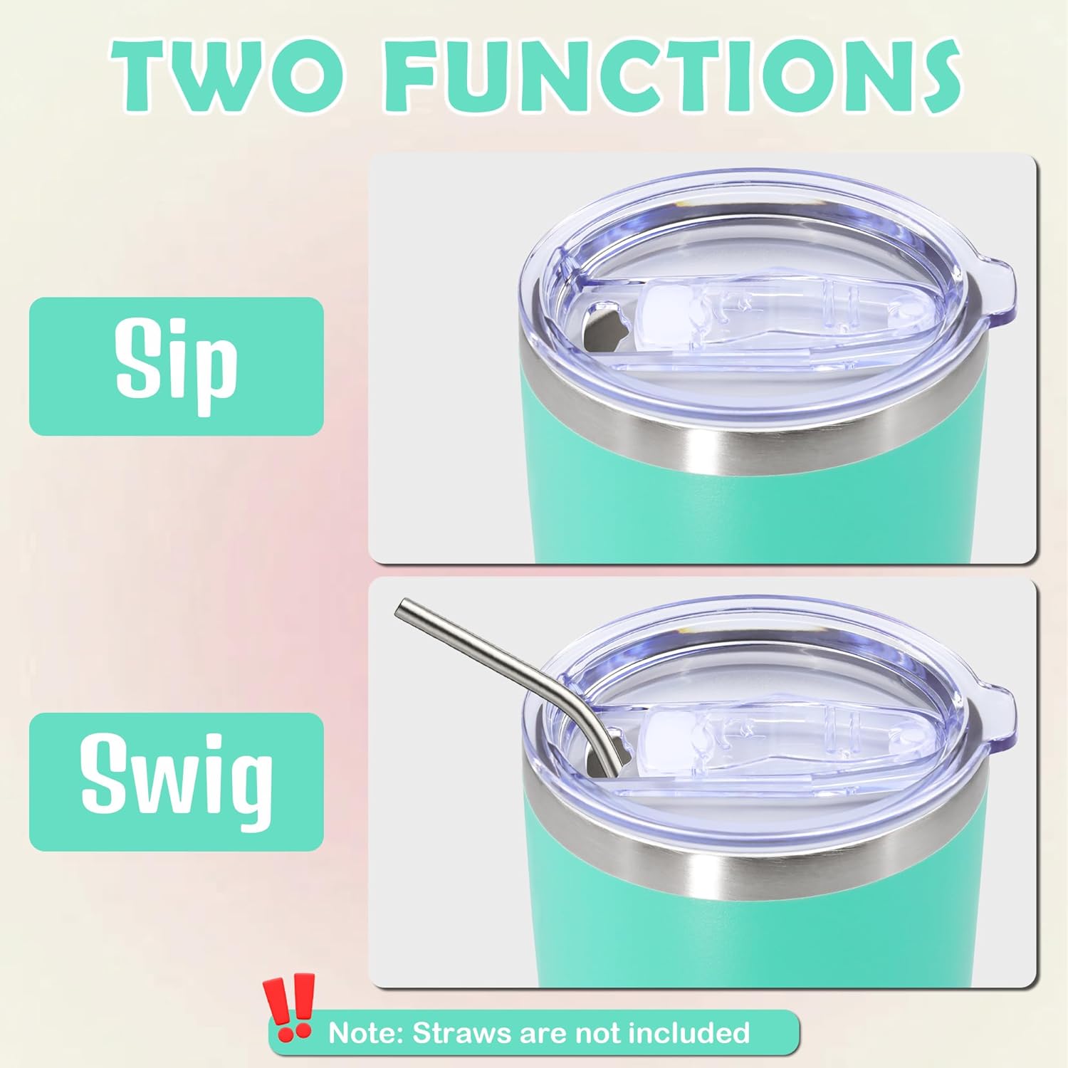 Thumbnail 6 de AUWBON 20oz Tumbler Travel Mug set