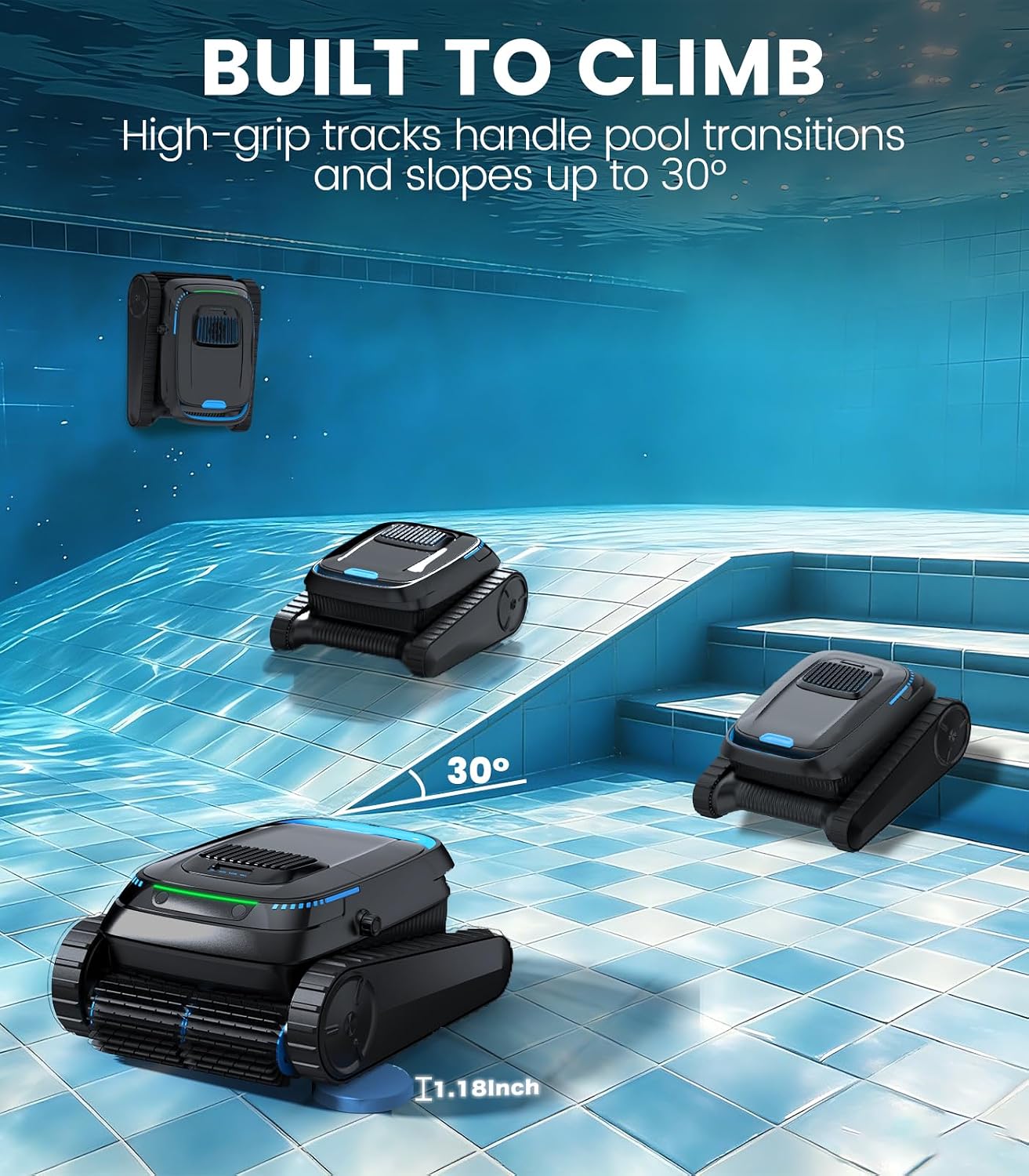 Thumbnail 4 de BOTLIFE Cordless Robotic Pool Vacuum PC10