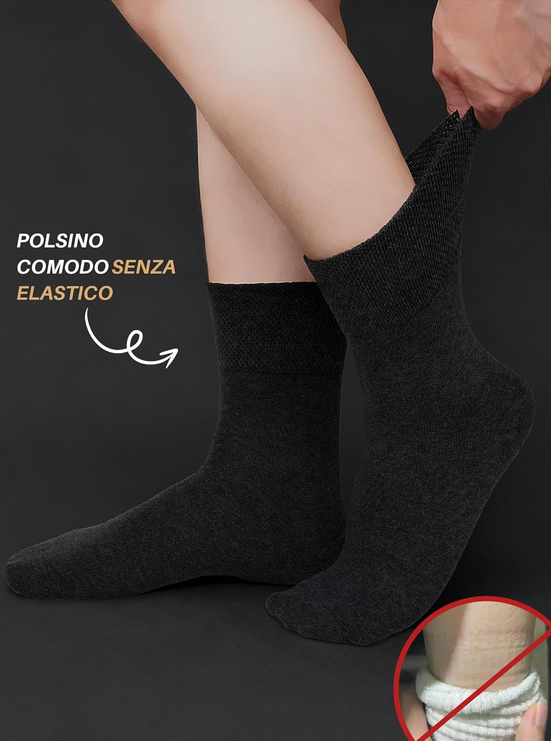 Thumbnail 4 de ZFSOCK Calzini Uomo Cotone Eleganti 5 Paia