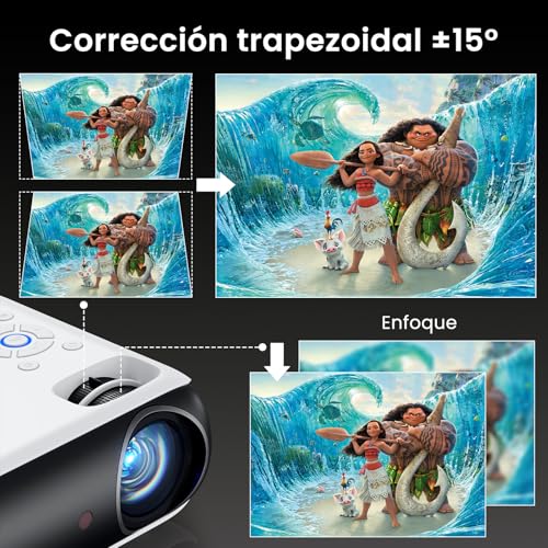 Thumbnail 7 de HAPPRUN 2025 Mini Proyector 4K portátil 📺 Bluetooth 5.1
