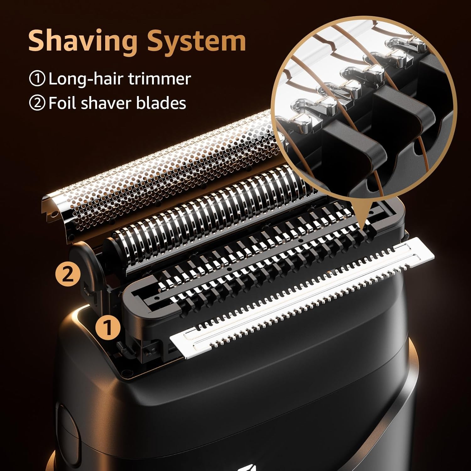 Thumbnail 3 de Mbzoey Electric Foil Shaver with IPX7