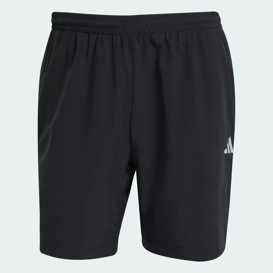 Thumbnail 3 de Pantalón corto Tech Apparel de Adidas — negro, para entrenos y uso diario