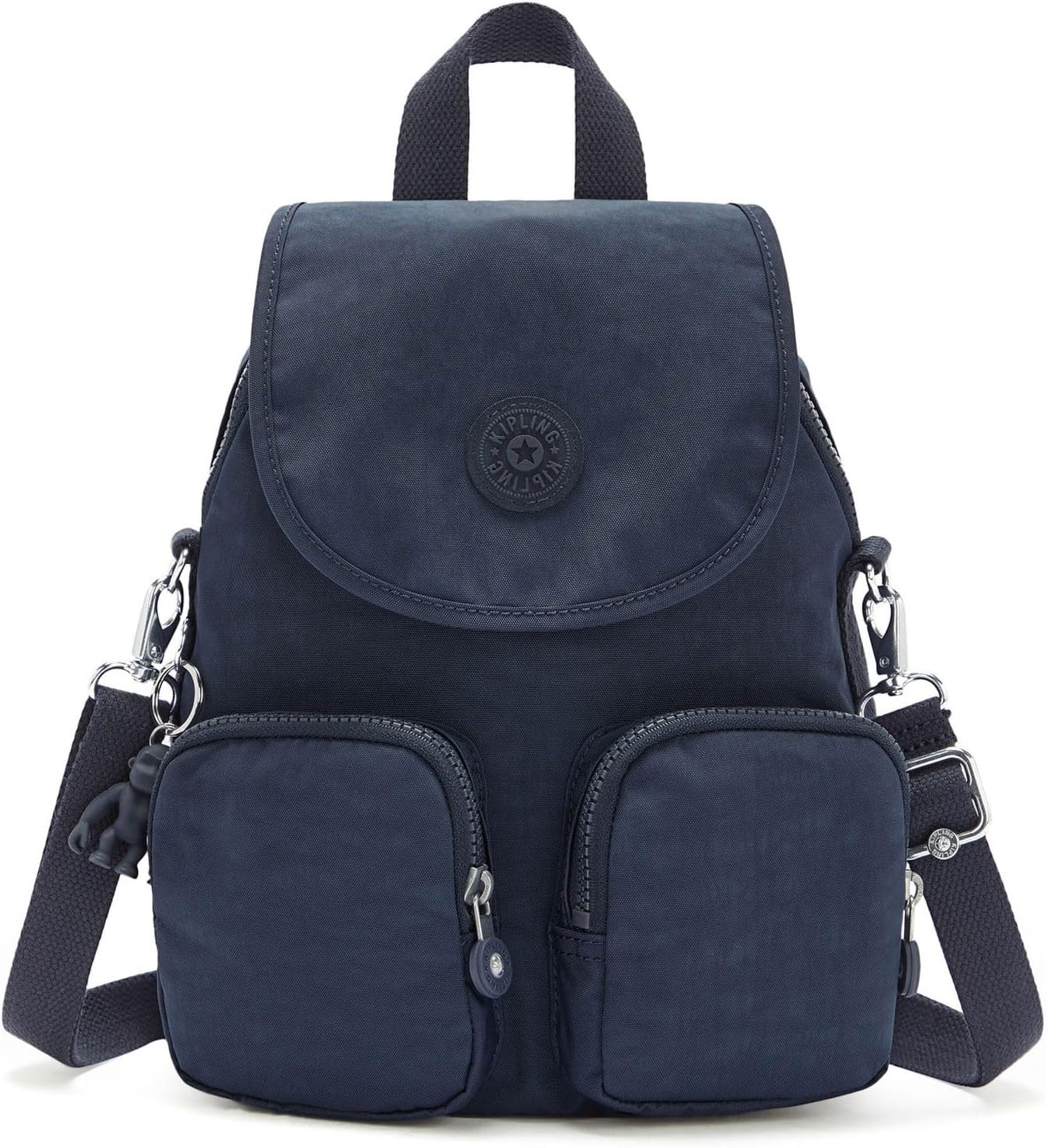 Detalle de Kipling FIREFLY UP Kleiner Rucksack – kompakt, wasserabweisend und mit Kipling-Affe