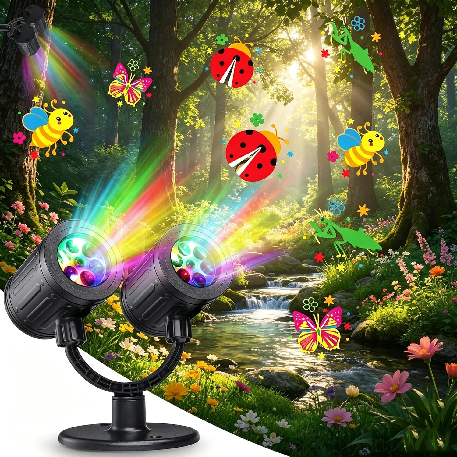 Detalle de Toodour LED Projector Lights, Double Head