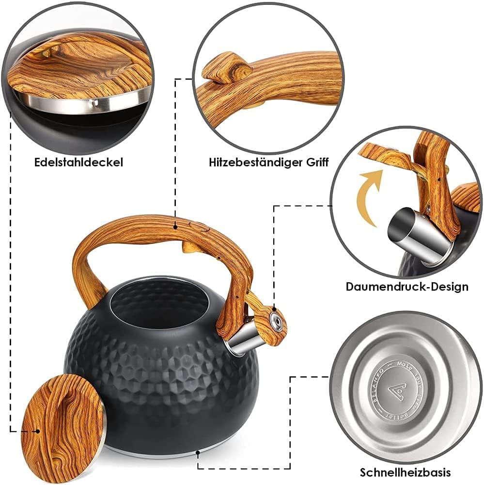 Thumbnail 1 de Wasserkessel Induktion 3L Edelstahl