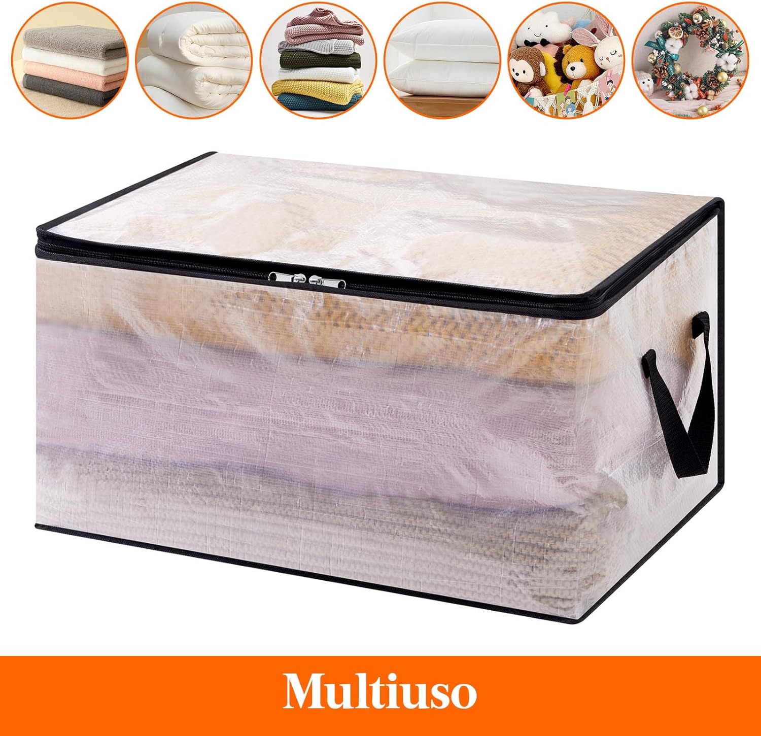 Thumbnail 3 de Lifewit 6 Pezzi Scatole per Armadio Trasparente 60L – Organizer pieghevole in PP