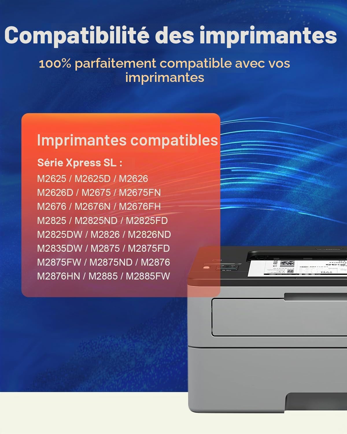 Detalle 2 de Toner MLT-D116L Compatible Noir – Lot 2-pack pour Samsung Xpress (MLT-D116L/MLT-D116S)