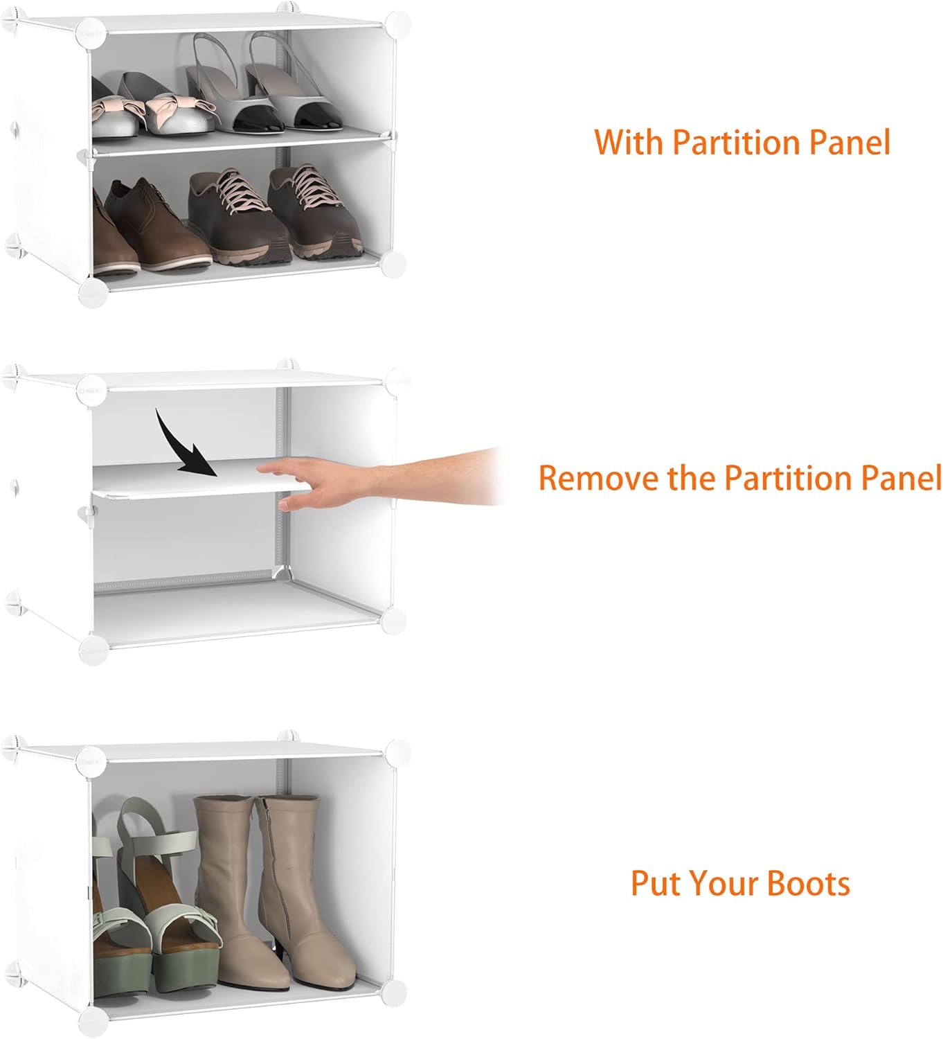 Thumbnail 4 de HOMIDEC Shoe Rack 6-Tier 24-Pair Shoe Organizer 👞