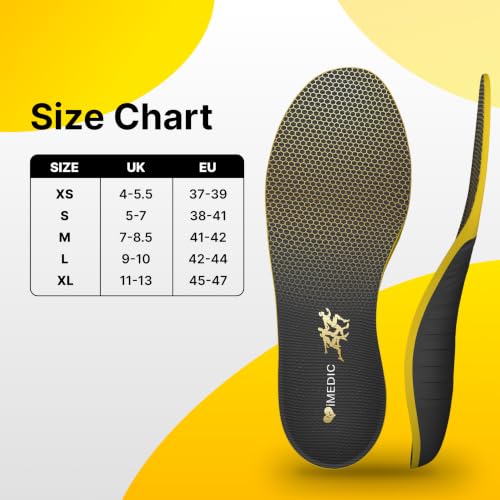 Detalle de iMedic Orthotic Insoles for Plantar Fasciitis, Size L UK 9-10