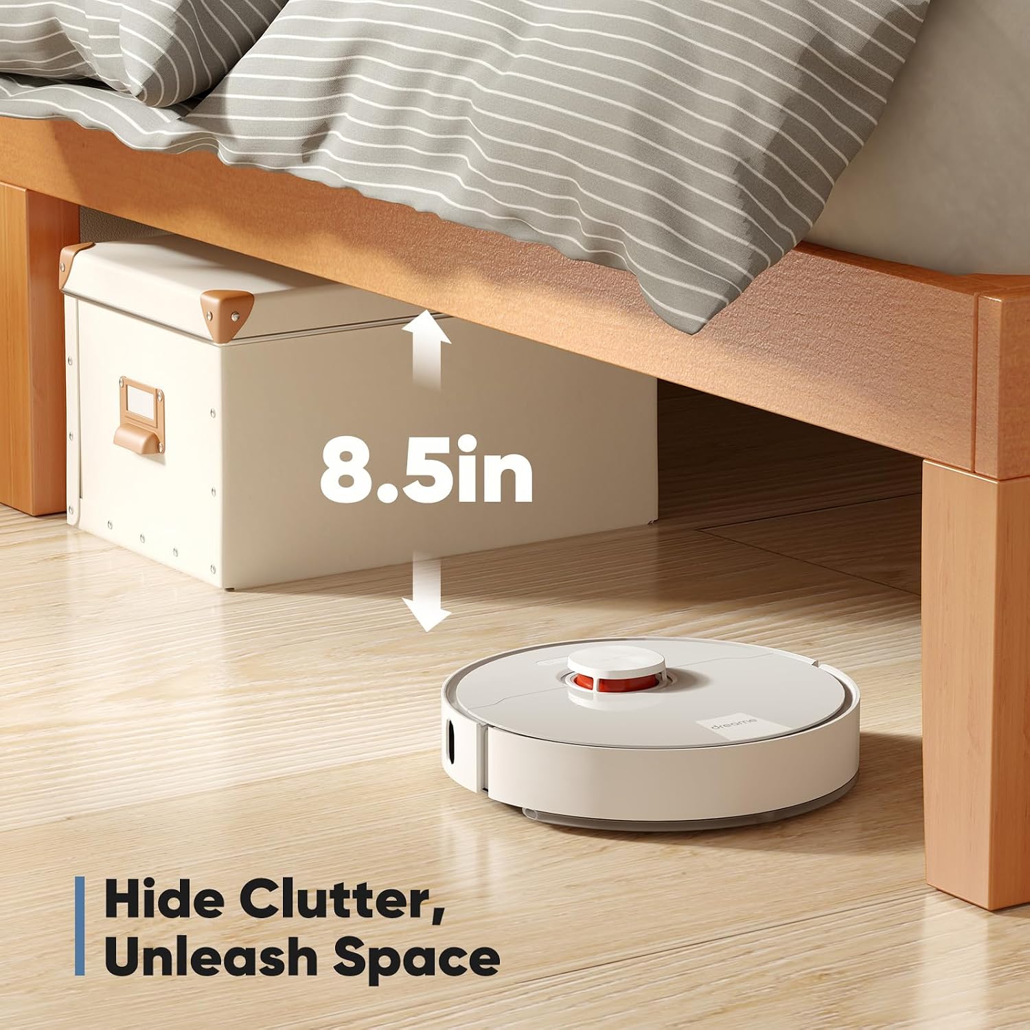 Detalle de OLIXIS Queen Platform Bed Frame