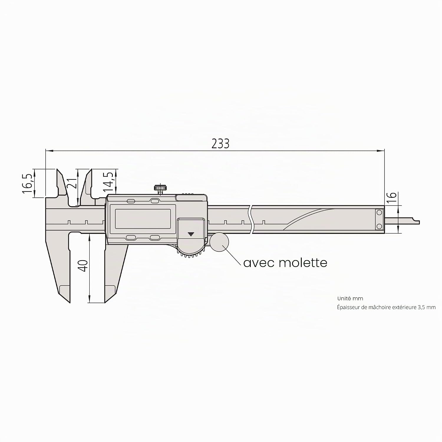 Thumbnail 2 de Mitutoyo 500-196-30 Absolute AOS Digimatic Micromètre Numérique, 150 mm