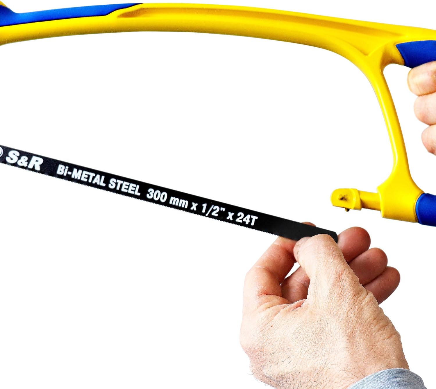 Thumbnail 4 de S&R Seghetto ad Arco Professionale per Metallo 300mm – lama bi-metalllica, impugnatura ergonomica