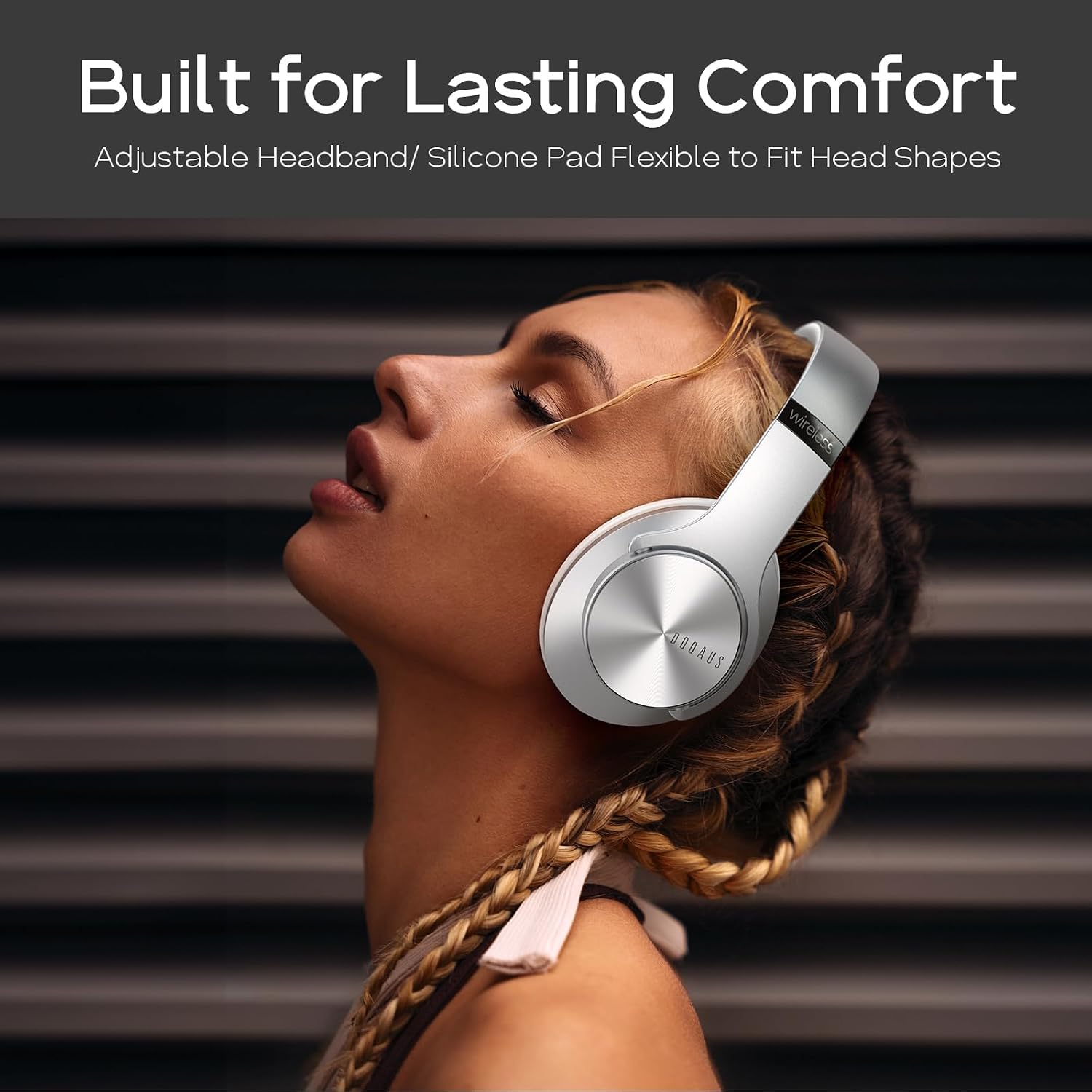 Detalle 2 de DOQAUS Bluetooth over-ear headphones 90H