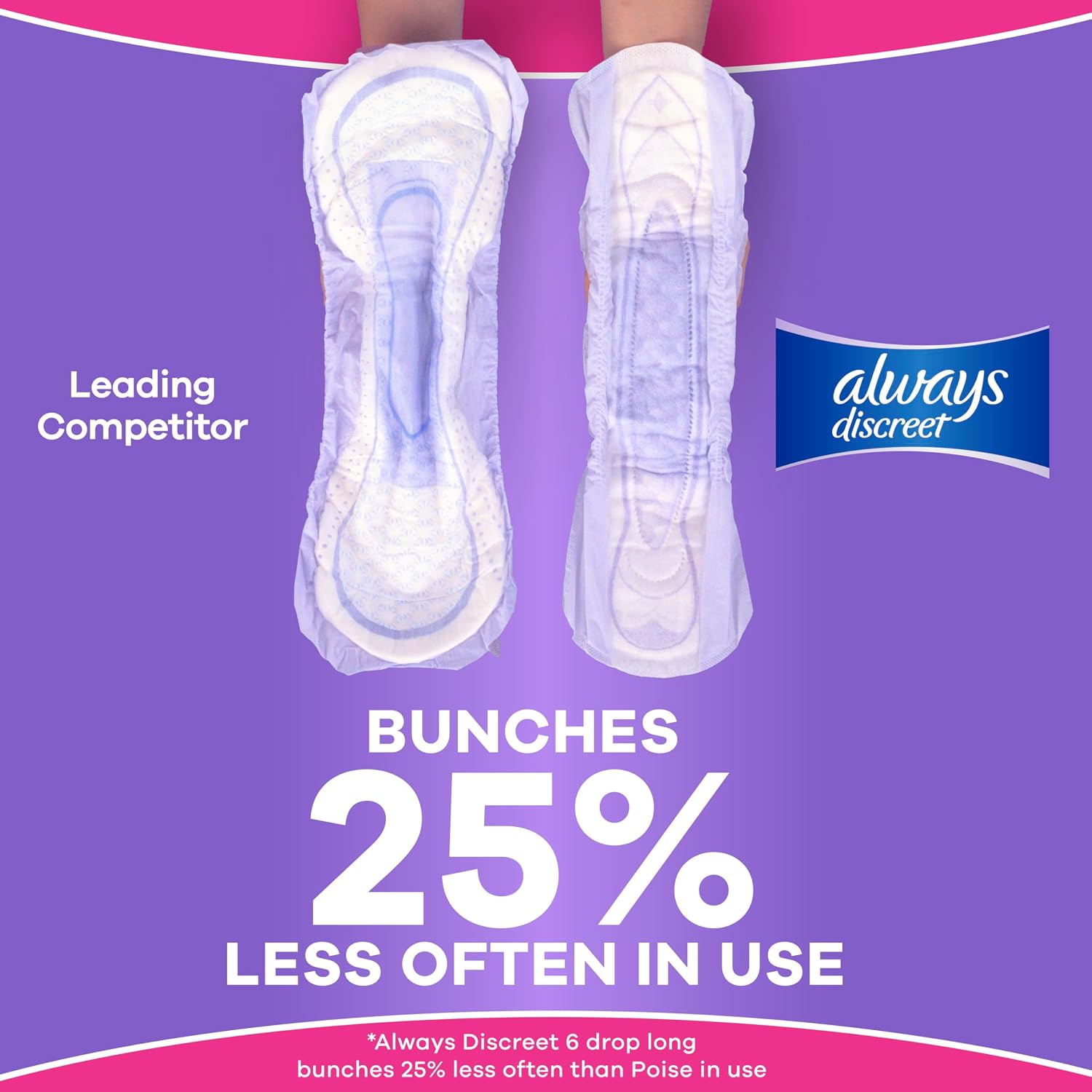 Thumbnail 6 de Always Discreet Ultimate Extra Absorbency Pads 104 count 🩲