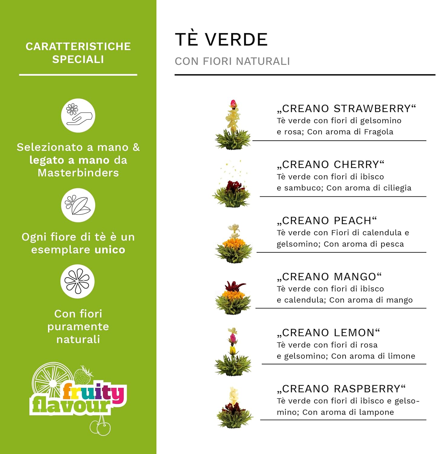 Thumbnail 1 de Creano Mix Fiori di Tè 6 pezzi 🍵