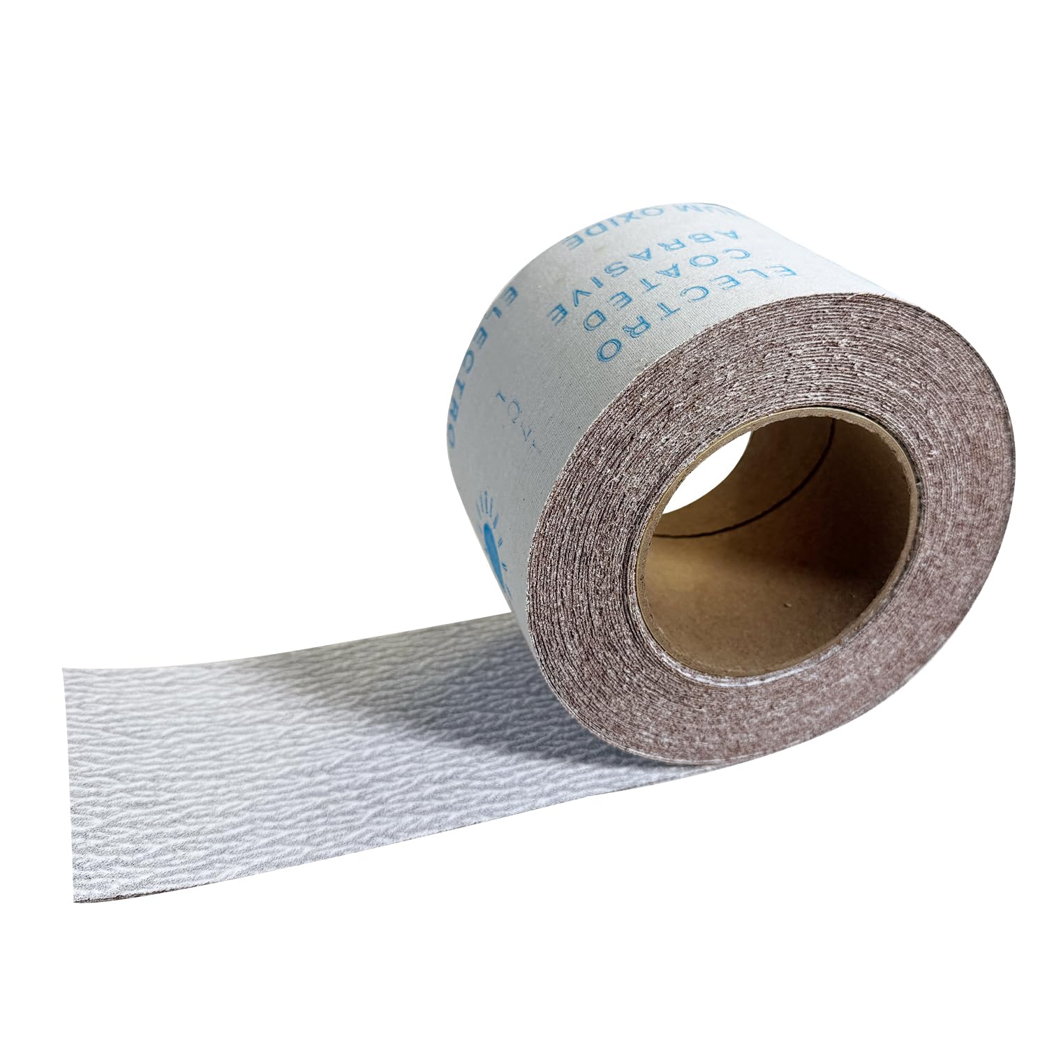 Detalle de Schleifpapier-Rolle Körnung 180 (Weiß beschichtetes Aluminiumoxid) 93 mm x 12,5 m – für Farbe, Holz & Metall