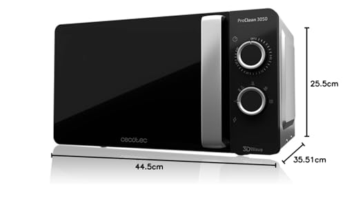 Thumbnail 7 de Cecotec Micro-ondes ProClean 3050 20 L – design noir et argent, 700 W
