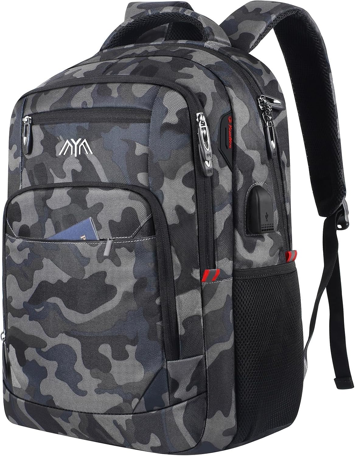 Detalle de YAMTION 35L Laptop Backpack: Practical Everyday Bag for Work, School and Travel