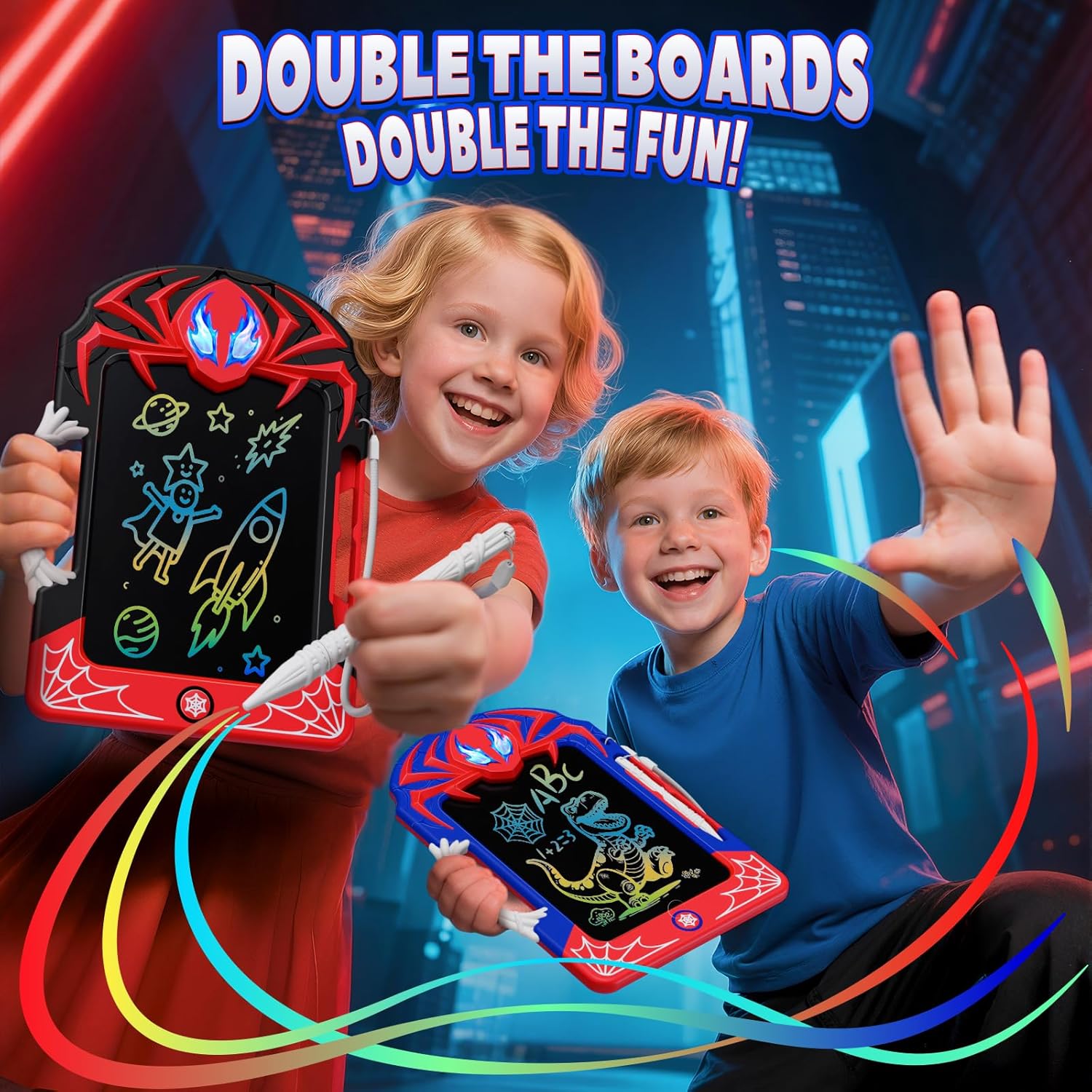 Thumbnail 4 de Mirthigig Tavoletta Grafica con Penna a Ragnatela e Impugnatura antiscivolo (set da 2)