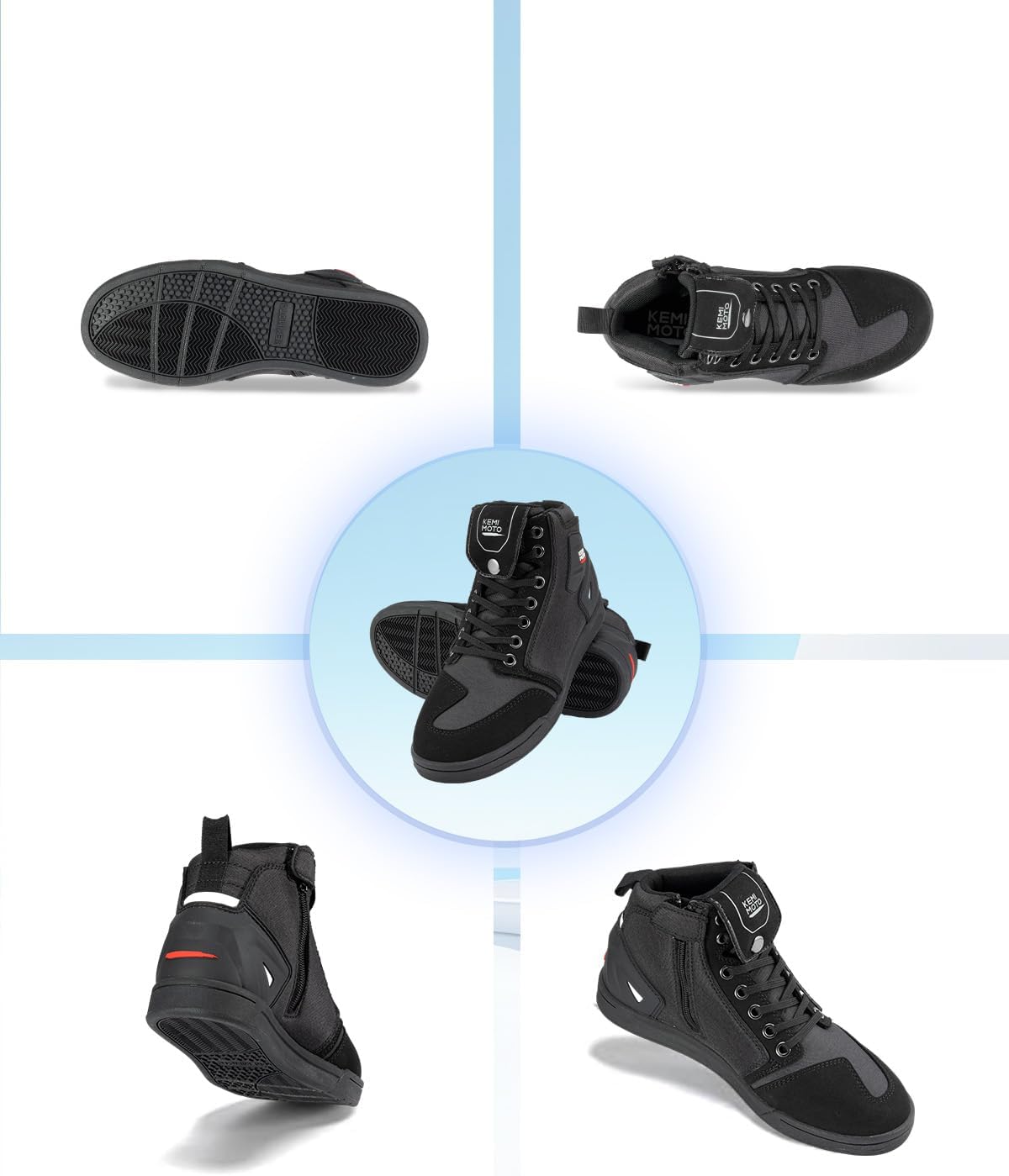 Thumbnail 4 de KEMIMOTO Motorcycle Riding Boots 1 pair