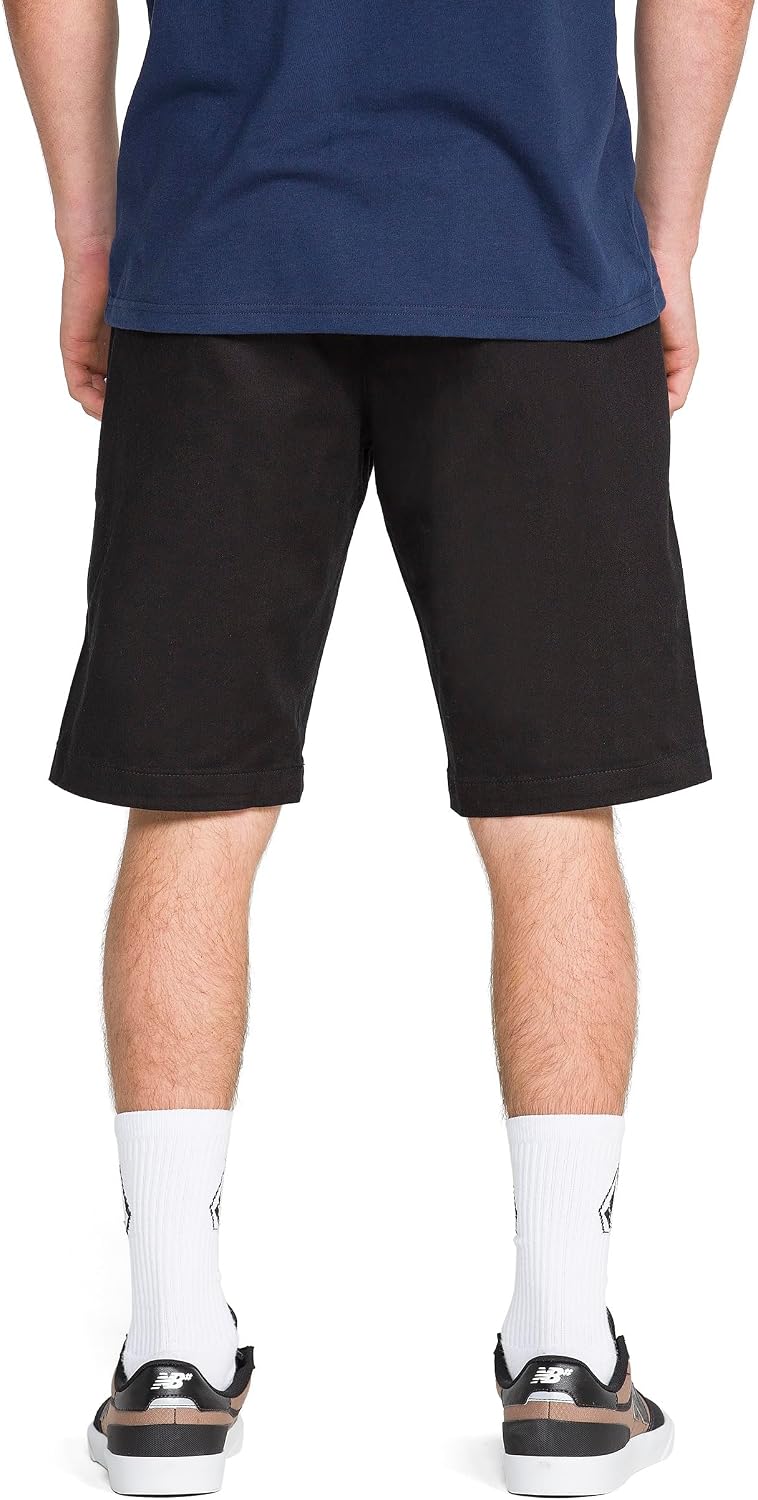 Detalle de Volcom Vmonty Stretch 22 Chino Shorts – Casual et Confort au Quotidien, Coupe Relaxed