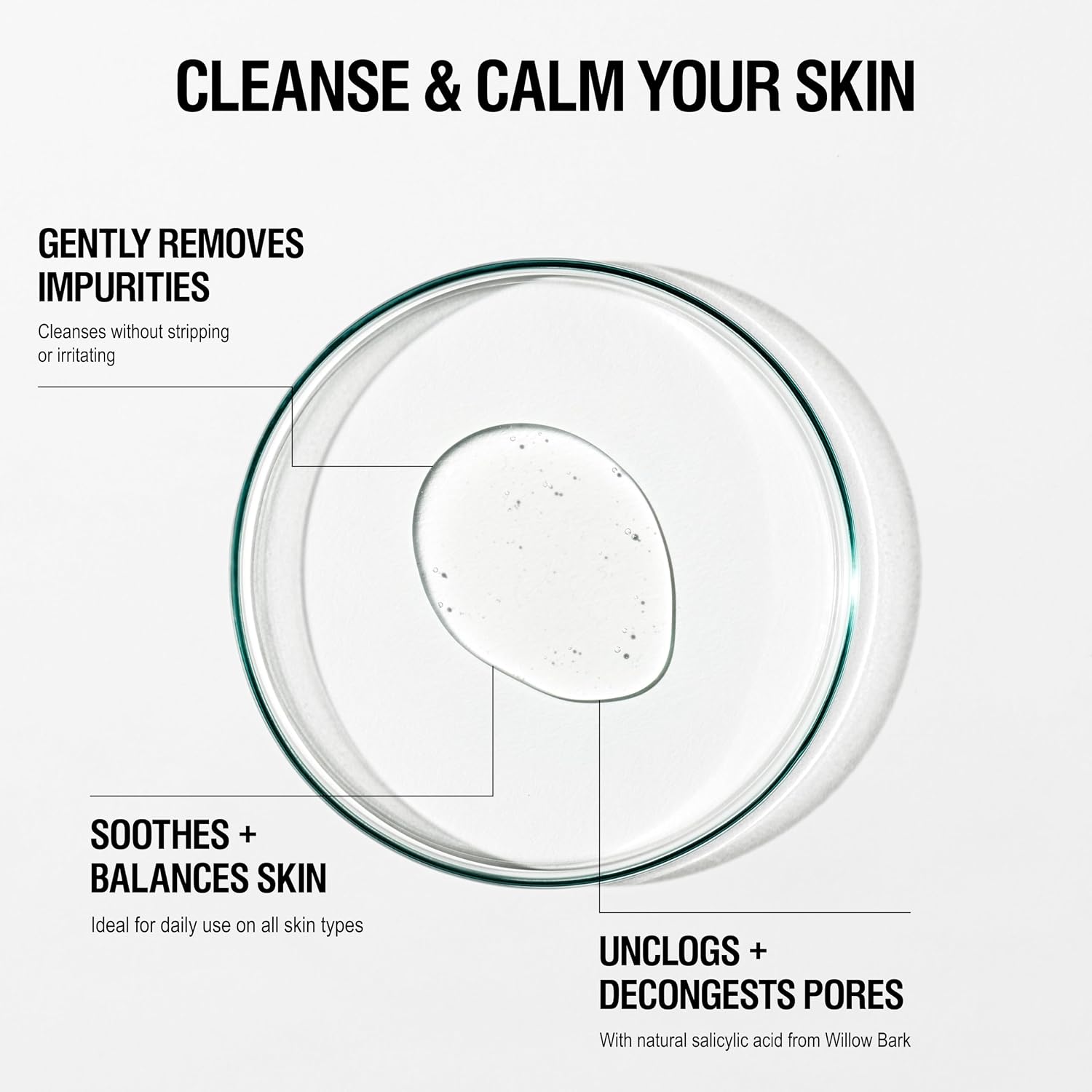 Detalle de Grown Alchemist Facial Cleanser, Gentle Gel Cleanser Geranium Leaf, Bergamot & Rosebud Oil (200 ml)