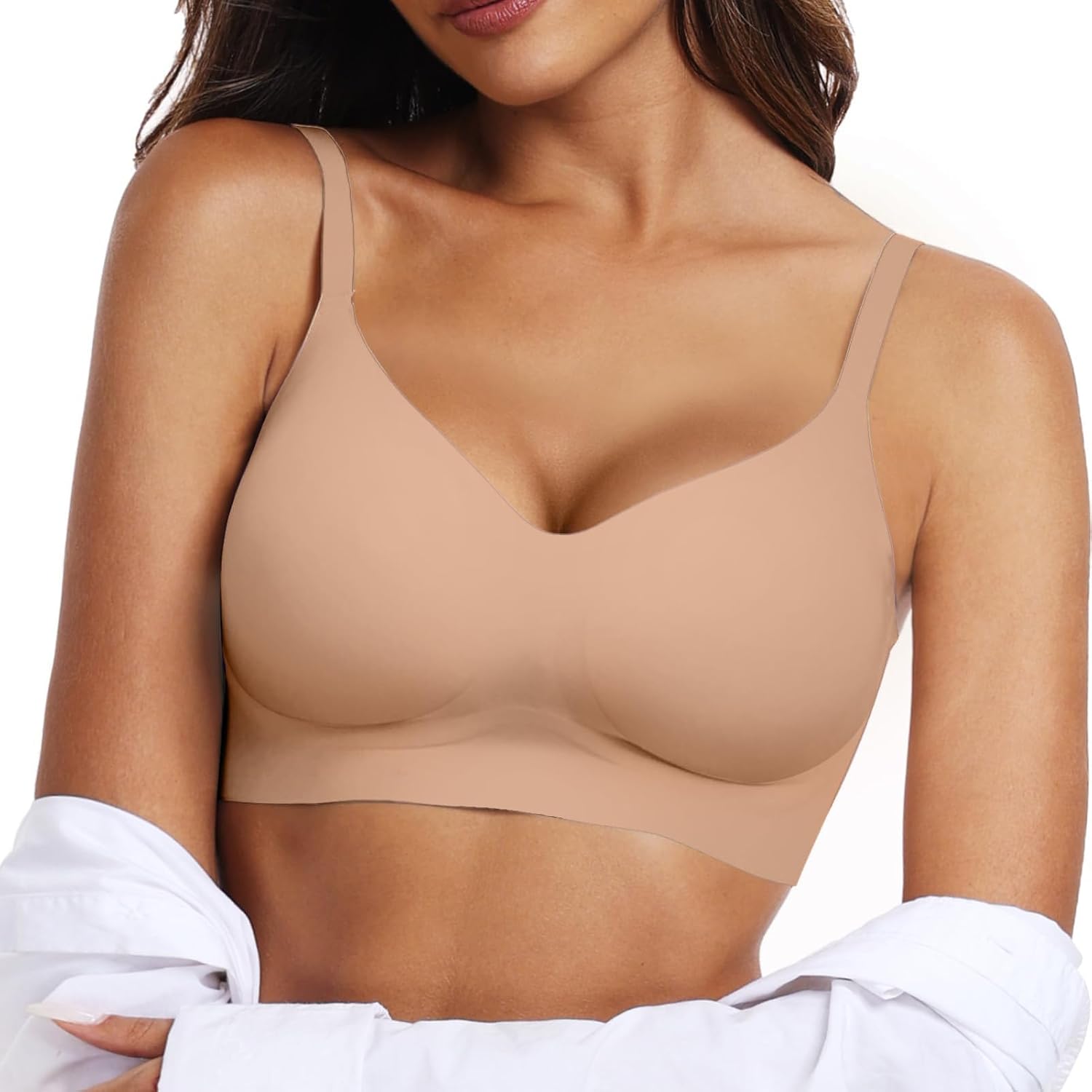 Detalle de OEAK Wireless Bra with V-Neck