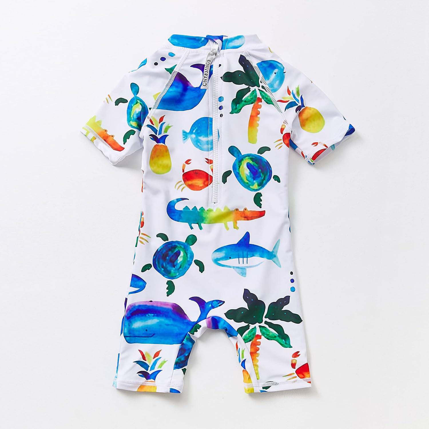 Thumbnail 1 de Soui BONVERANO Baby Junge UV-Schutz 50+ Badeanzug mit Reißverschluss – Kurzarm-Set für Babys