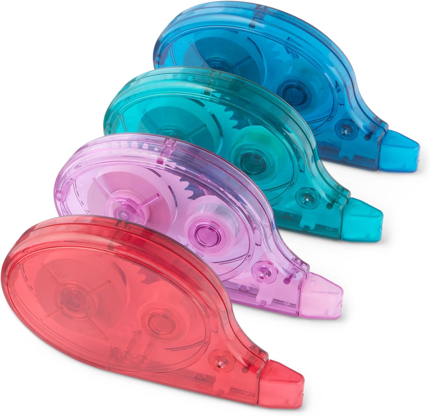 Detalle de Amazon Basics White-Out Correction Tape with Dispenser, 39.3 ft (2-Pack)