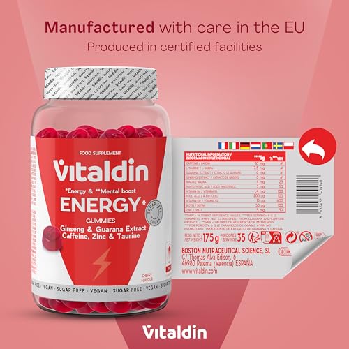 Thumbnail 9 de VITALDIN Energy Gummies avec ginseng et caféine ⚡
