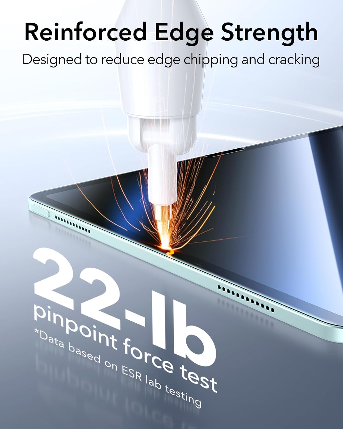 Detalle de ESR 2 Pack iPad Air 11 screen protector
