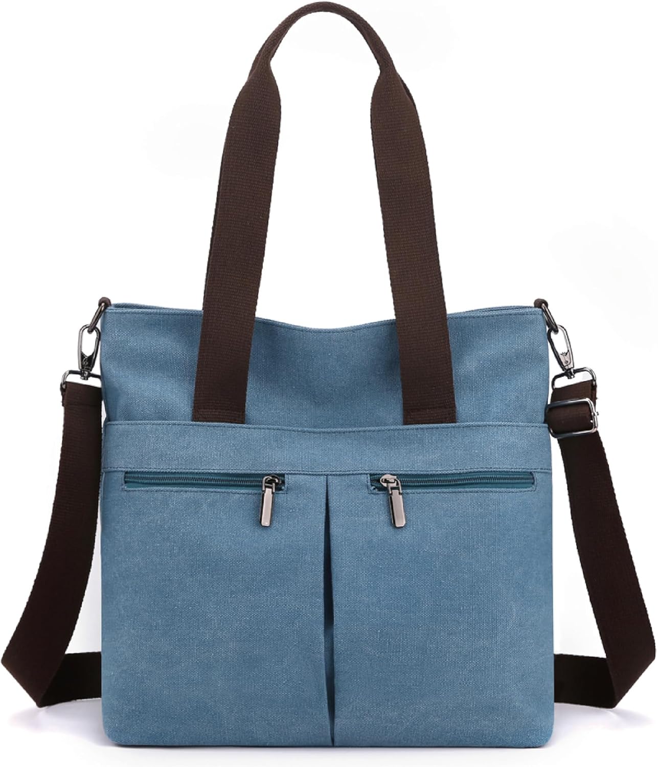 Detalle de MAYMOONER canvas tote bag, 9 pockets