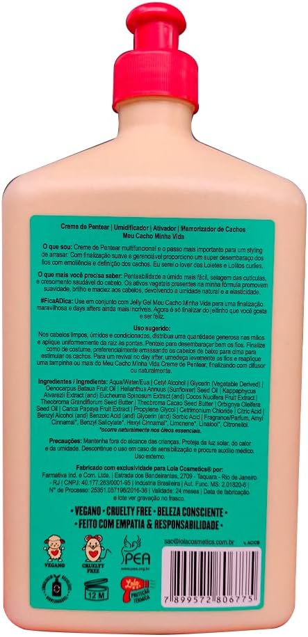 Detalle 2 de Lola My Curl, My Life Combing Cream | Cachos Memorizer 500 ml
