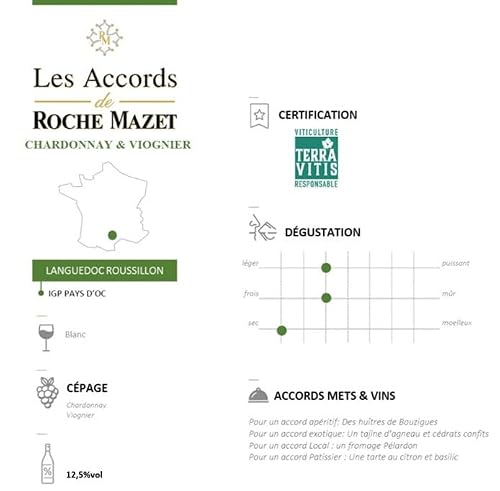 Thumbnail 5 de Roche Mazet Les Accords Chardonnay Viognier 🍇 6x75cl