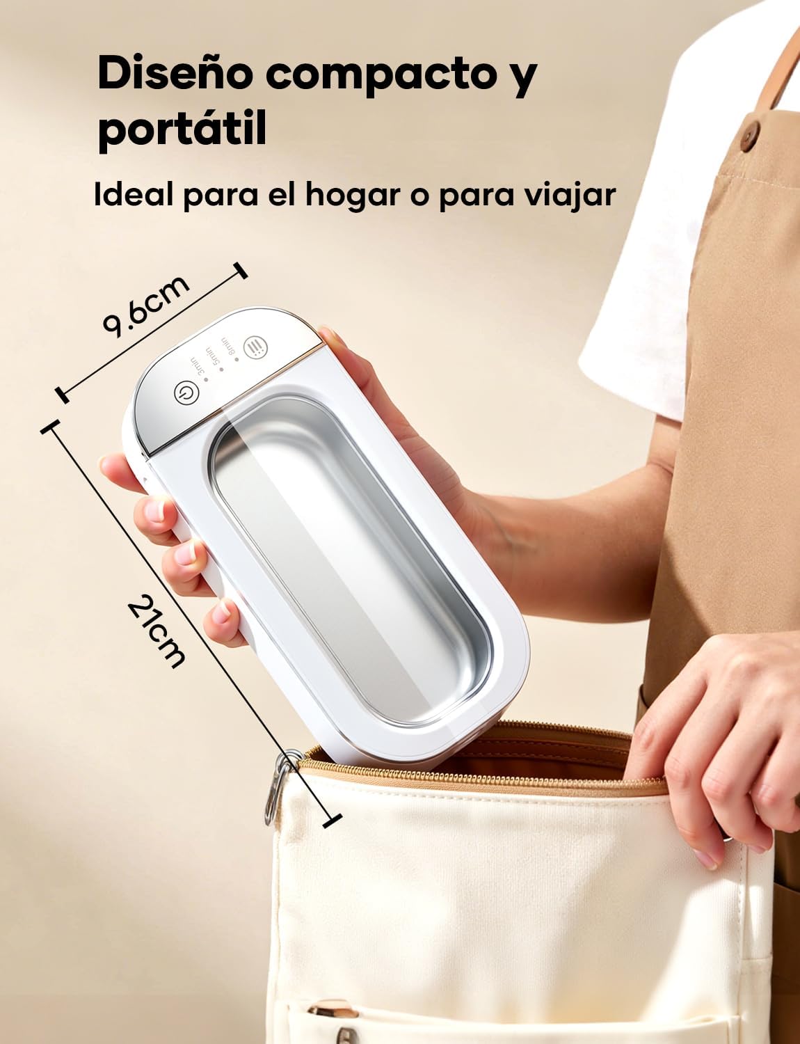 Thumbnail 6 de Limpiador Ultrasónicos de Gafas de 450 ml, 3 Funciones de Temporizador — Vpcok Direct