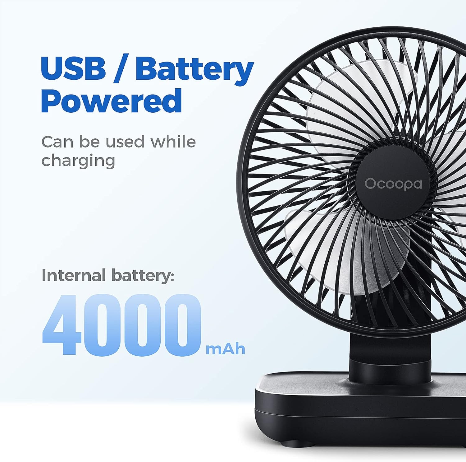Thumbnail 2 de OCOOPA USB Desk Fan 4000mAh