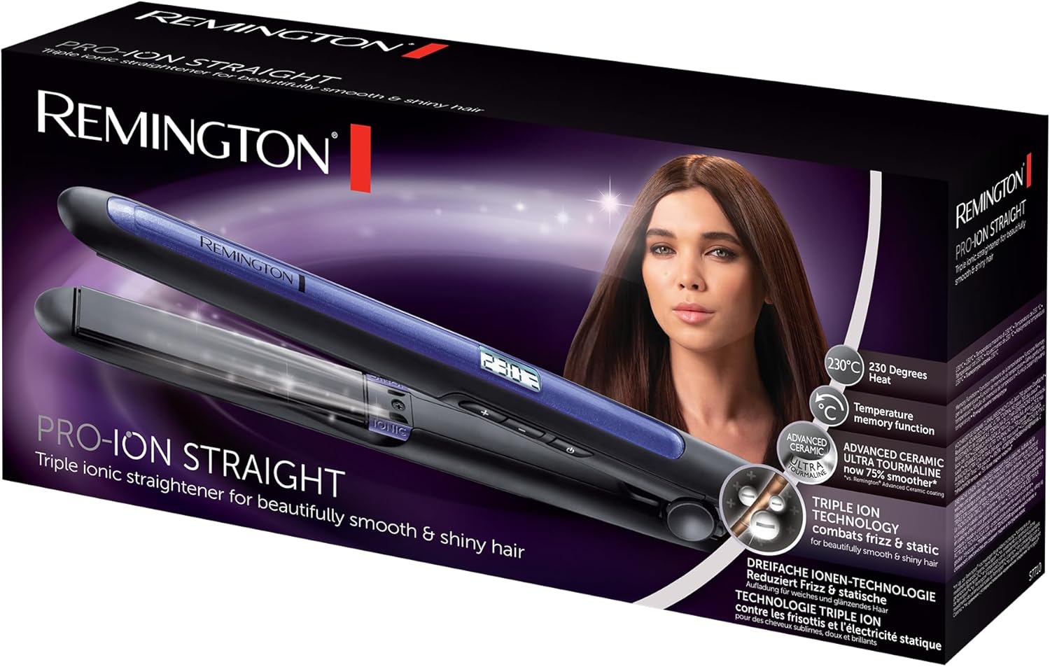 Thumbnail 5 de Remington S7710 plancha pelo 150-230 °C iónica LCD