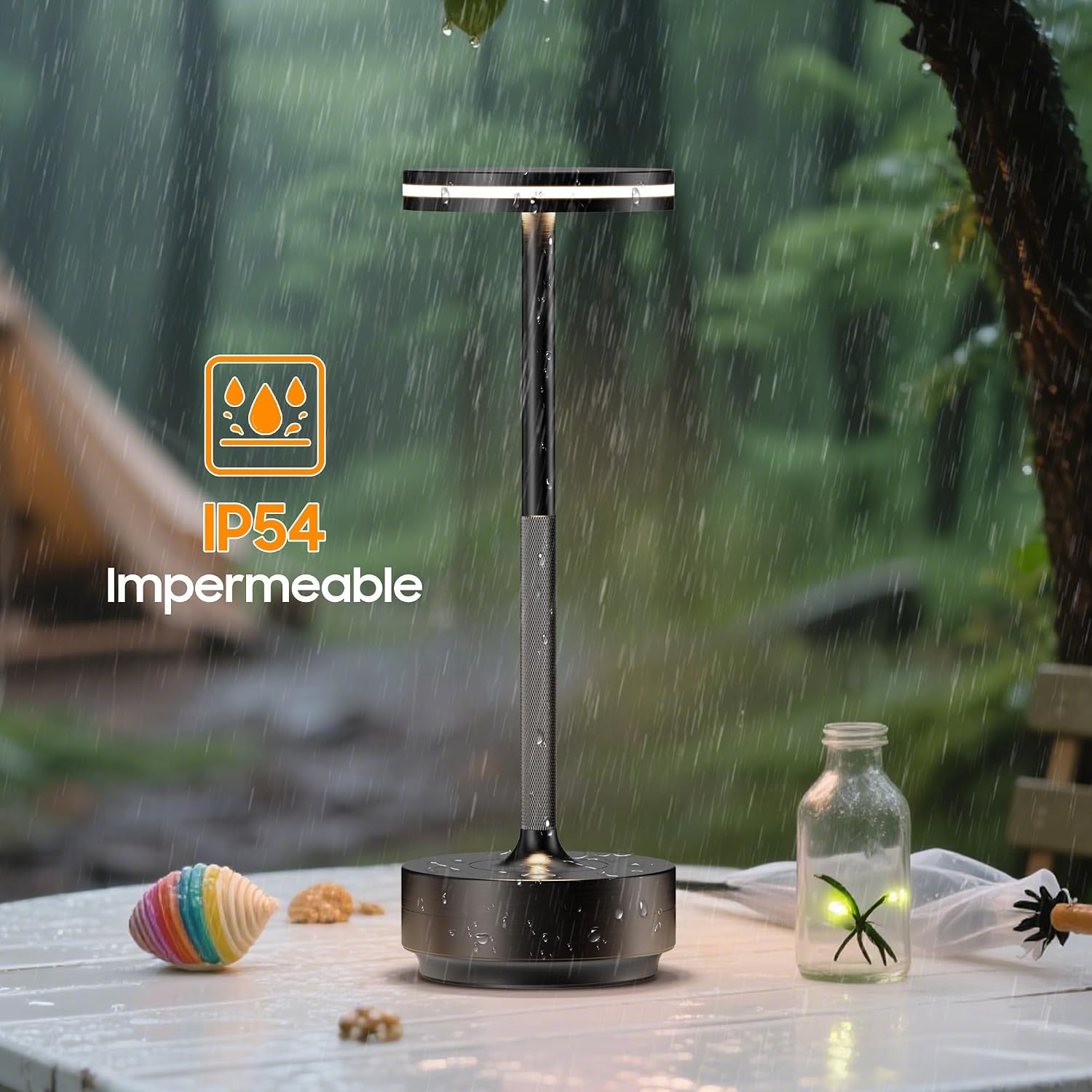 Thumbnail 2 de Hapfish Lámpara de Mesa LED Recargable 2Pcs