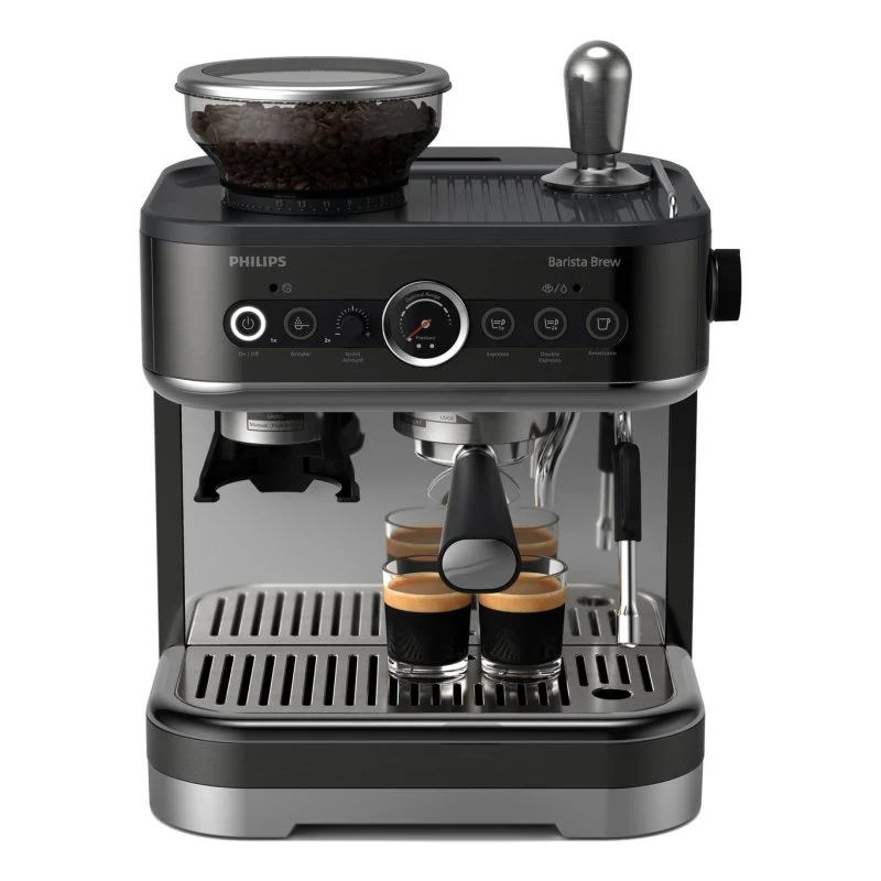 Thumbnail 3 de Cafetera semi-automática Philips Barista Brew PSA3218/10 con molinillo y jarra integrada