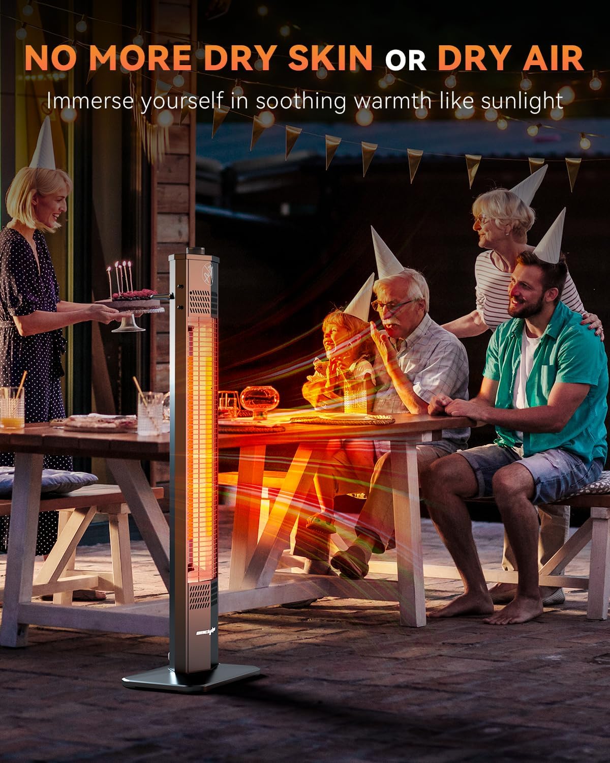 Thumbnail 5 de Encyclpo 11-E0300 Infrared Patio Heater, 1,500 W, IPX5, 3 Heat Levels
