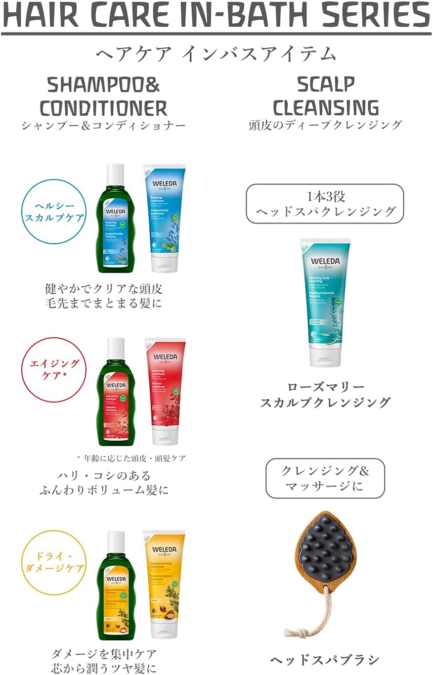 Thumbnail 6 de WELEDA ザクロ ヘアコンディショナー 200mL 頭皮にも使える、ふんわりハリ・コシ仕上げ