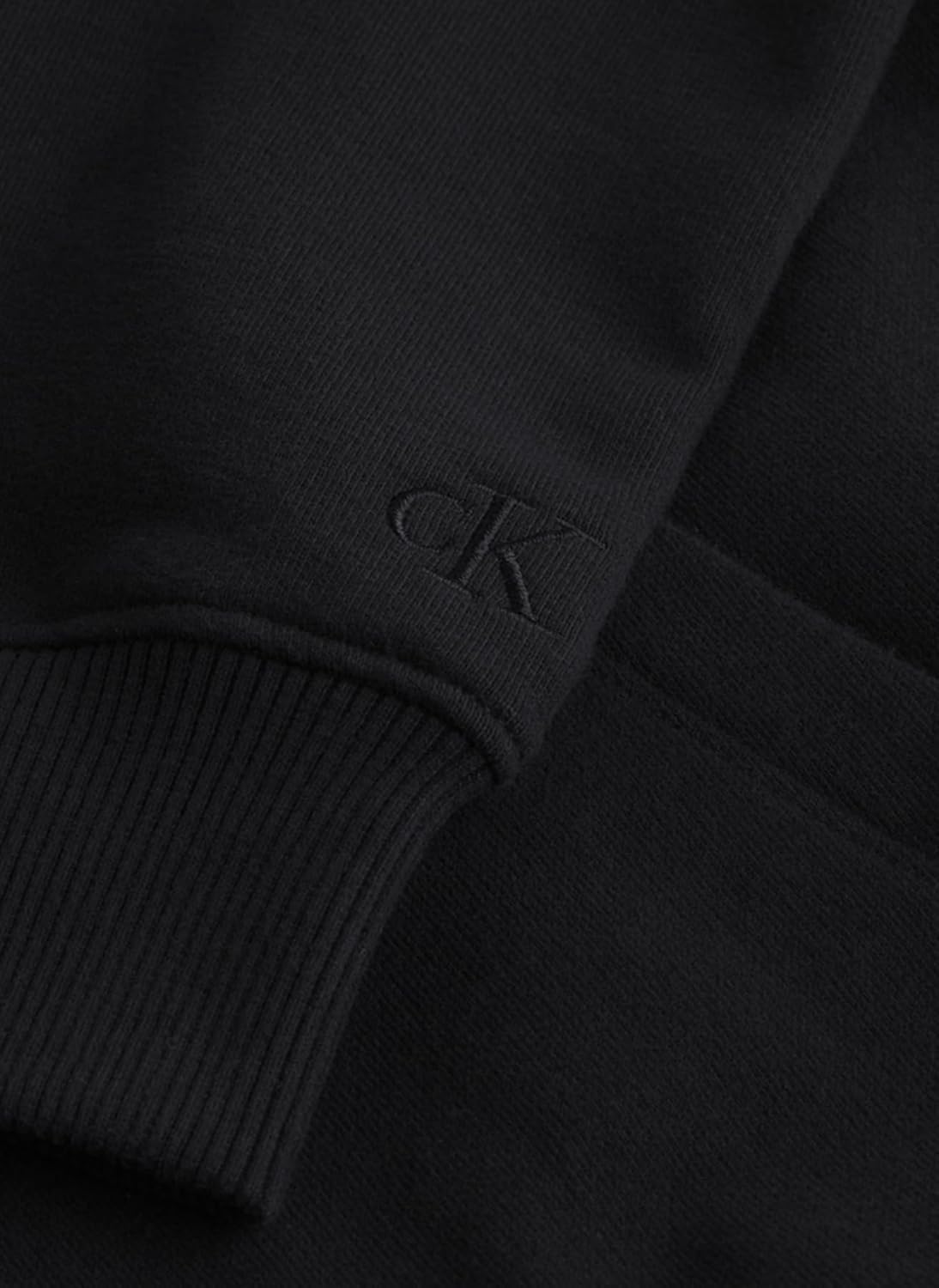 Thumbnail 4 de Calvin Klein Jeans Core Monologo Hoodie J30J320934, Black, 100% Cotton, XL