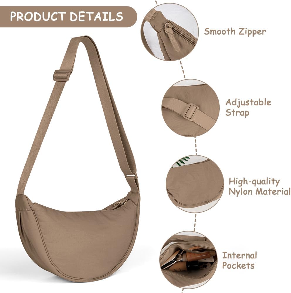 Thumbnail 5 de Aucuu Halbmond Crossbody Bag für Damen