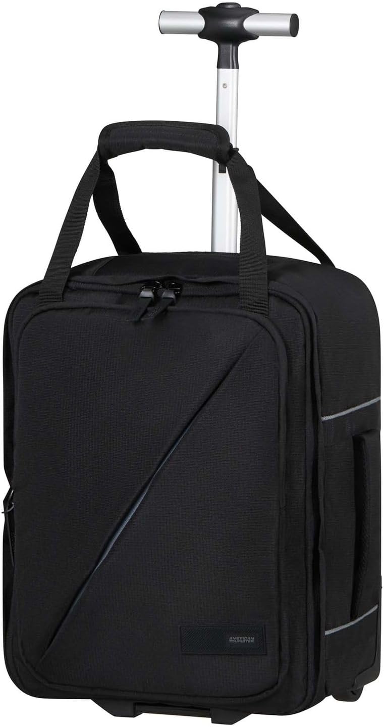 Detalle de American Tourister Take2Cabin: bolsa de cabina híbrida con ruedas y mochila para viajar ligero