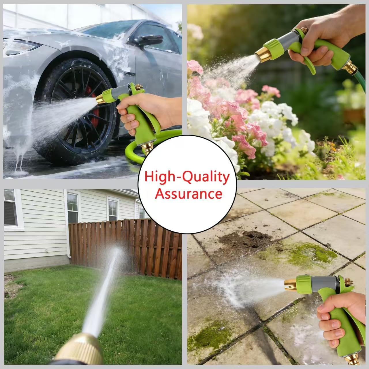 Detalle de HENGDLOO Garden Hose Nozzle with Metal Core