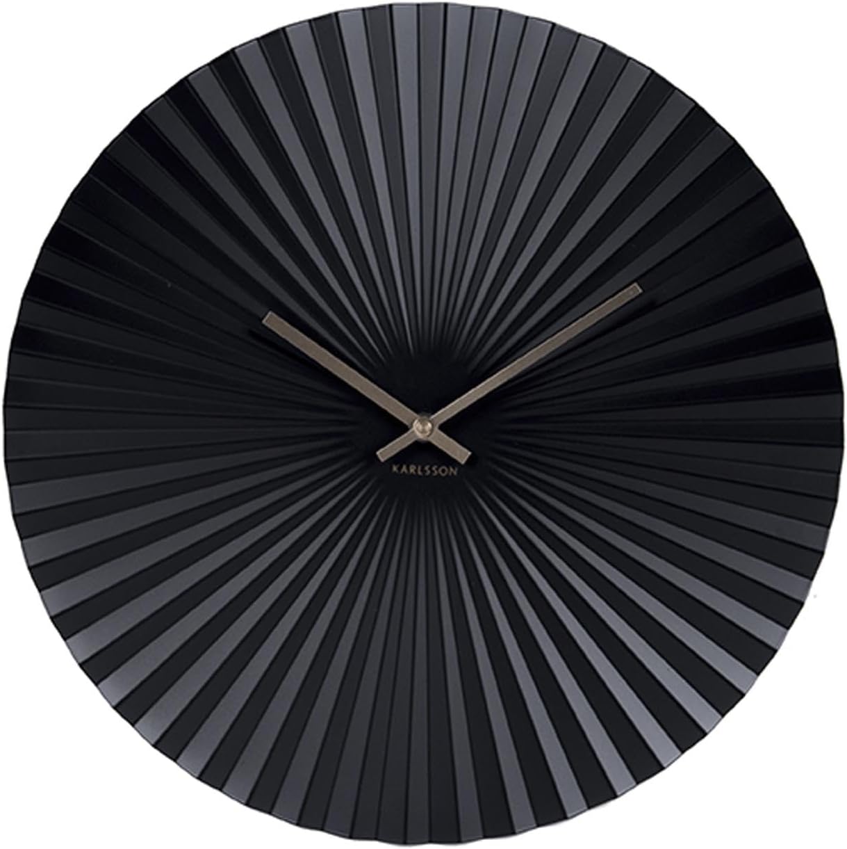 Detalle 2 de Karlsson KA5658GD nowoczesny zegar ścienny 50 cm, złoty, stalowy, cichy