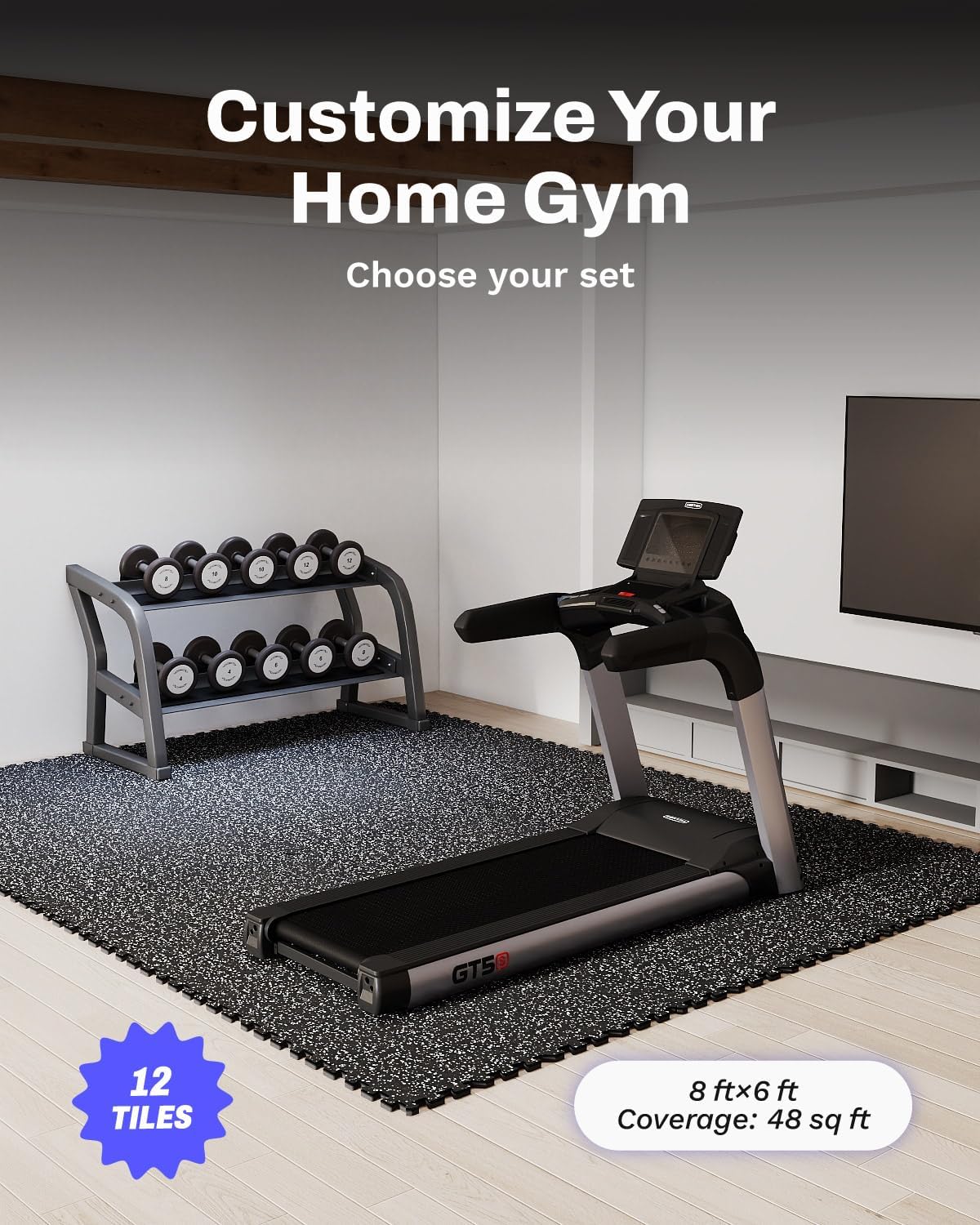 Thumbnail 3 de AIRHOP Exercise Equipment Mats 48 sq ft ๐