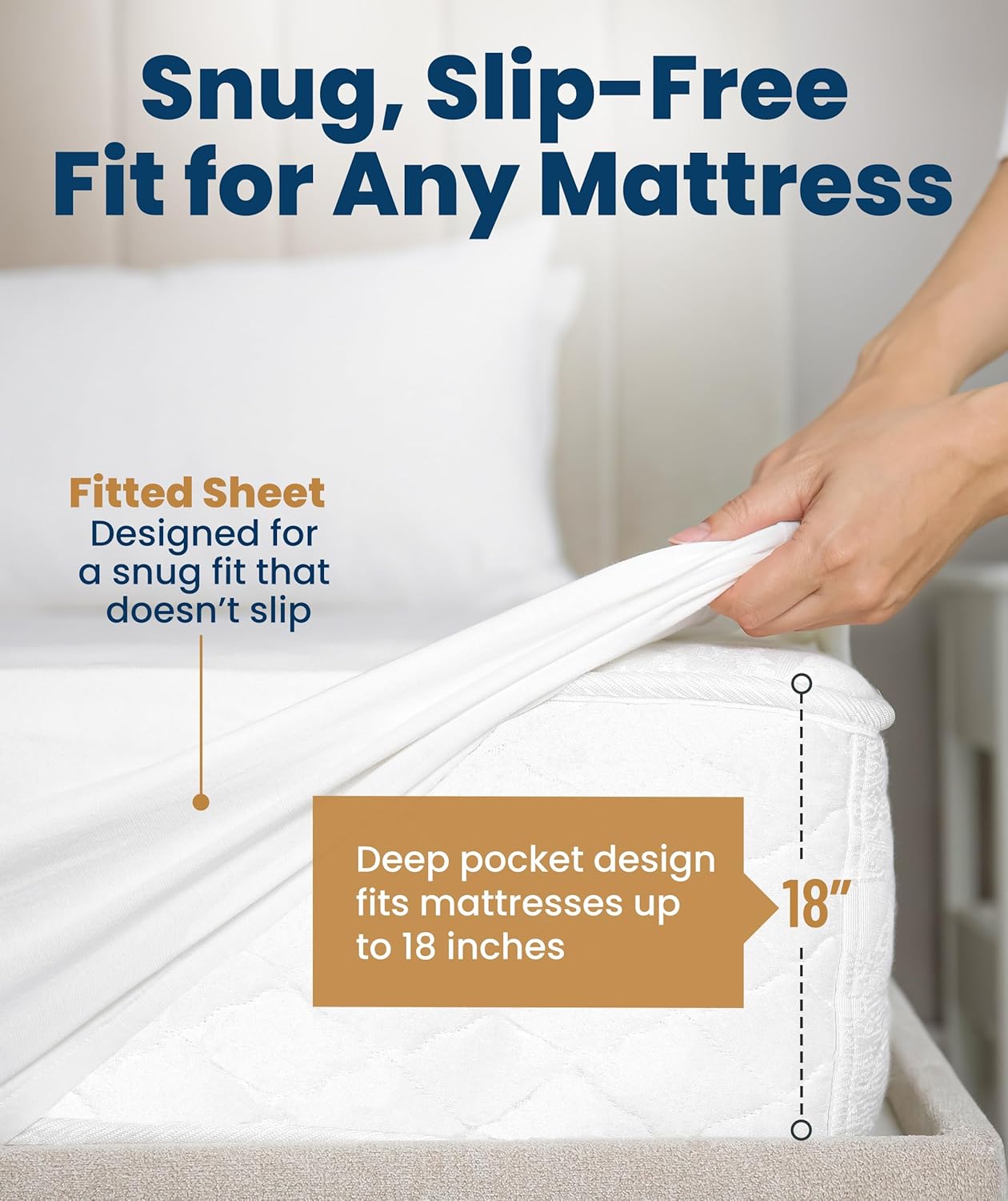 Detalle de Everlasting Comfort Premium King Size Mattress Protector