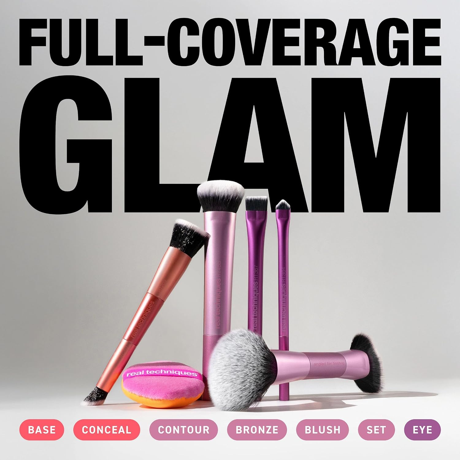 Thumbnail 1 de Real Techniques Big Blends Makeup Brush Set, 6pc