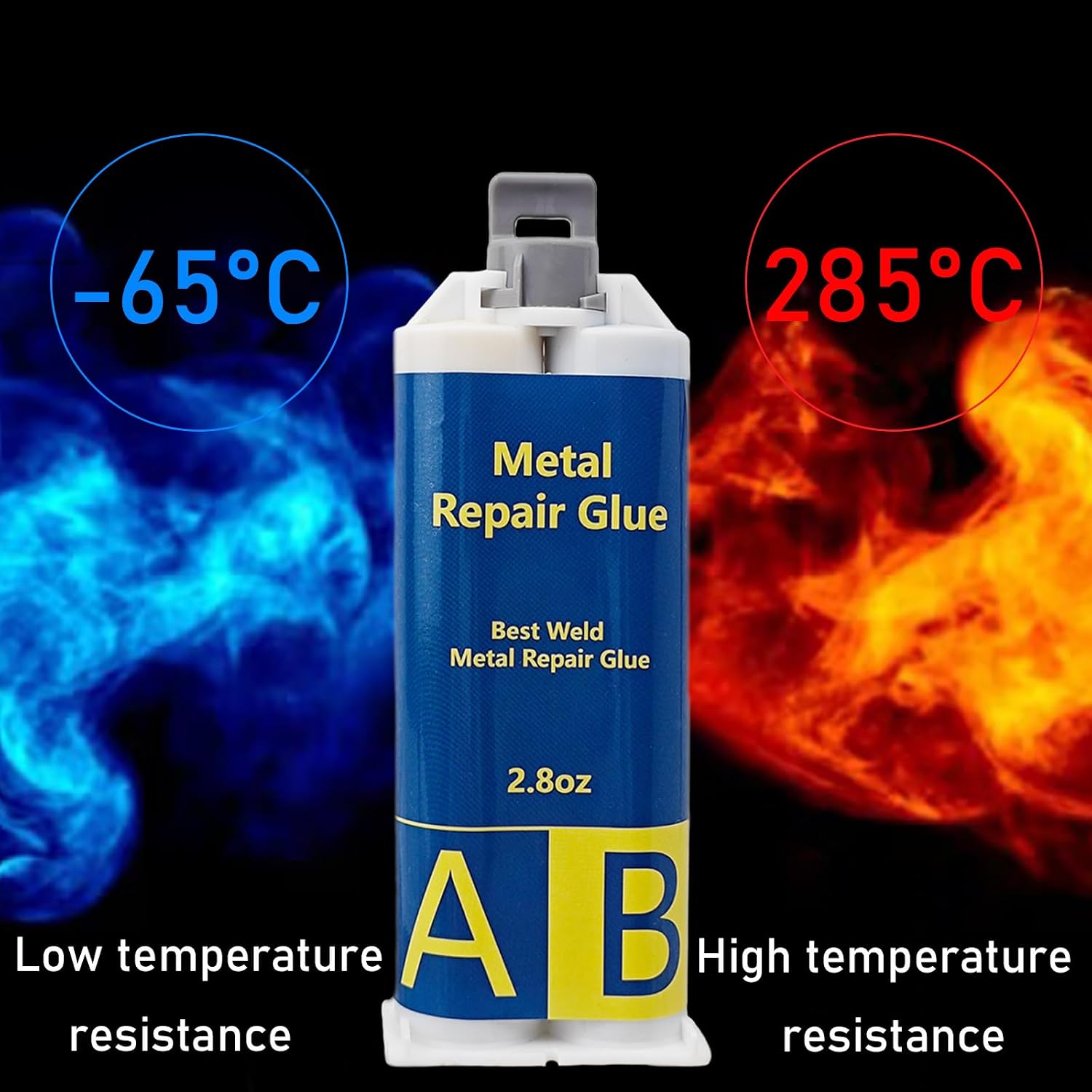 Detalle 2 de EIGTWEN MF-USGK-0590 Metal Epoxy Adhesive, Waterproof, Heat-Resistant Gel, 80 g